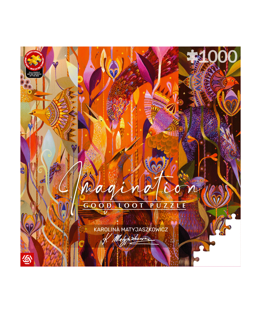 Imagination Puzzle: Karolina Matyjaszkowicz W Ptasim Gąszczu Tryptyk (1000 elementów) 1