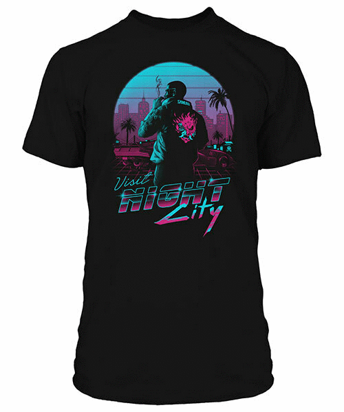 Cyberpunk 2077 Destination Night City Premium T-shirt 2
