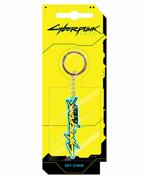 Cyberpunk 2077 Logo Keychain 2