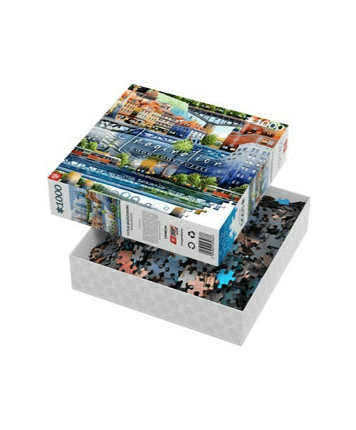 Puzzle Imagination Tytus Brzozowski Warszawskie mosty 1000 elementów 2