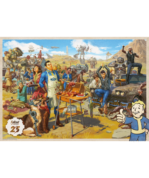 Good Loot Gaming Puzzle Fallout: 25th Anniversary (1000 elementów) 2