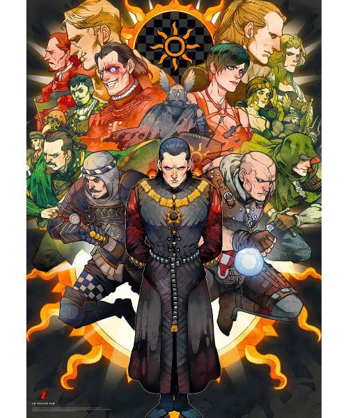 Good Loot Gaming Puzzle: The Witcher (Wiedźmin) Nilfgaard (500 elementów) 2