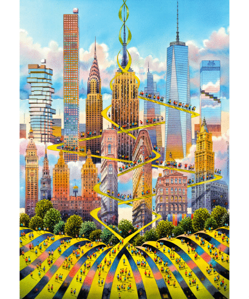 Good Loot Imagination Puzzle: Tytus Brzozowski Nowy Jork / New York (1000 elementów) 2