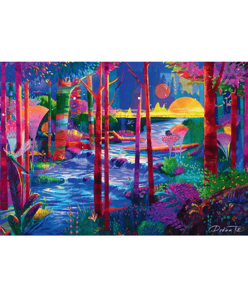 Good Loot Imagination Puzzle: Redina Tili Sleeping Giants / Śpiące Olbrzymy  (1000 elementów) 2