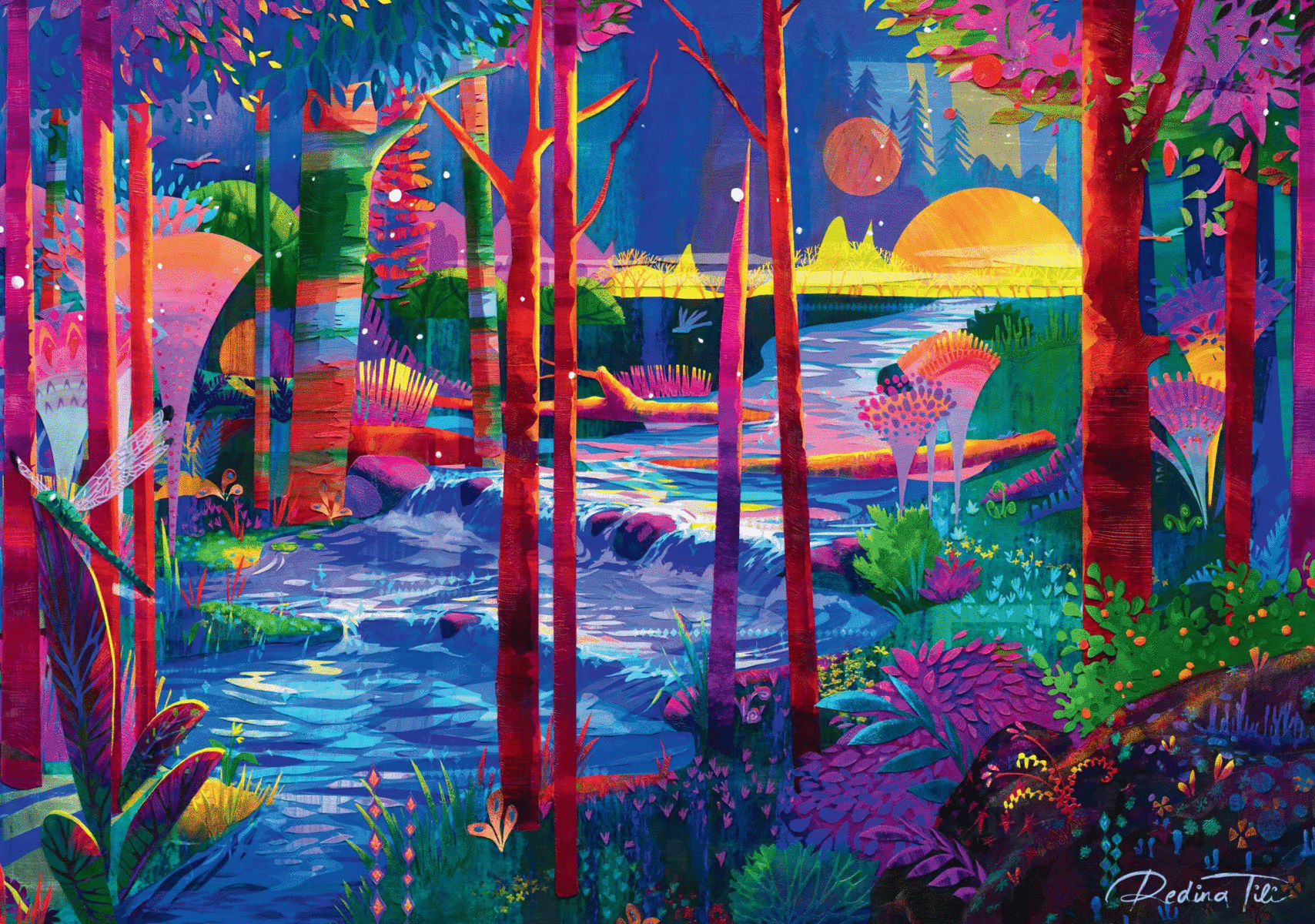 Good Loot Imagination Puzzle: Redina Tili Sleeping Giants / Śpiące Olbrzymy  (1000 elementów) 2