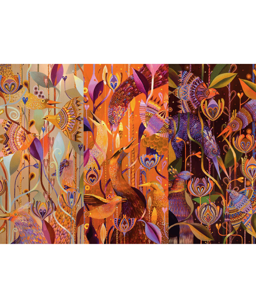 Imagination Puzzle: Karolina Matyjaszkowicz W Ptasim Gąszczu Tryptyk (1000 elementów) 2