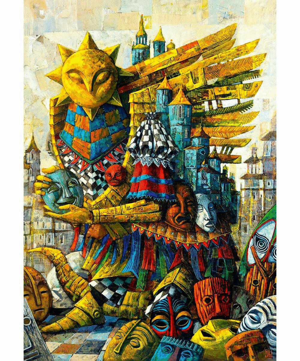 Imagination Puzzle: Roch Urbaniak Gezeleth Słoneczny Błazen, 1000 elementów 2