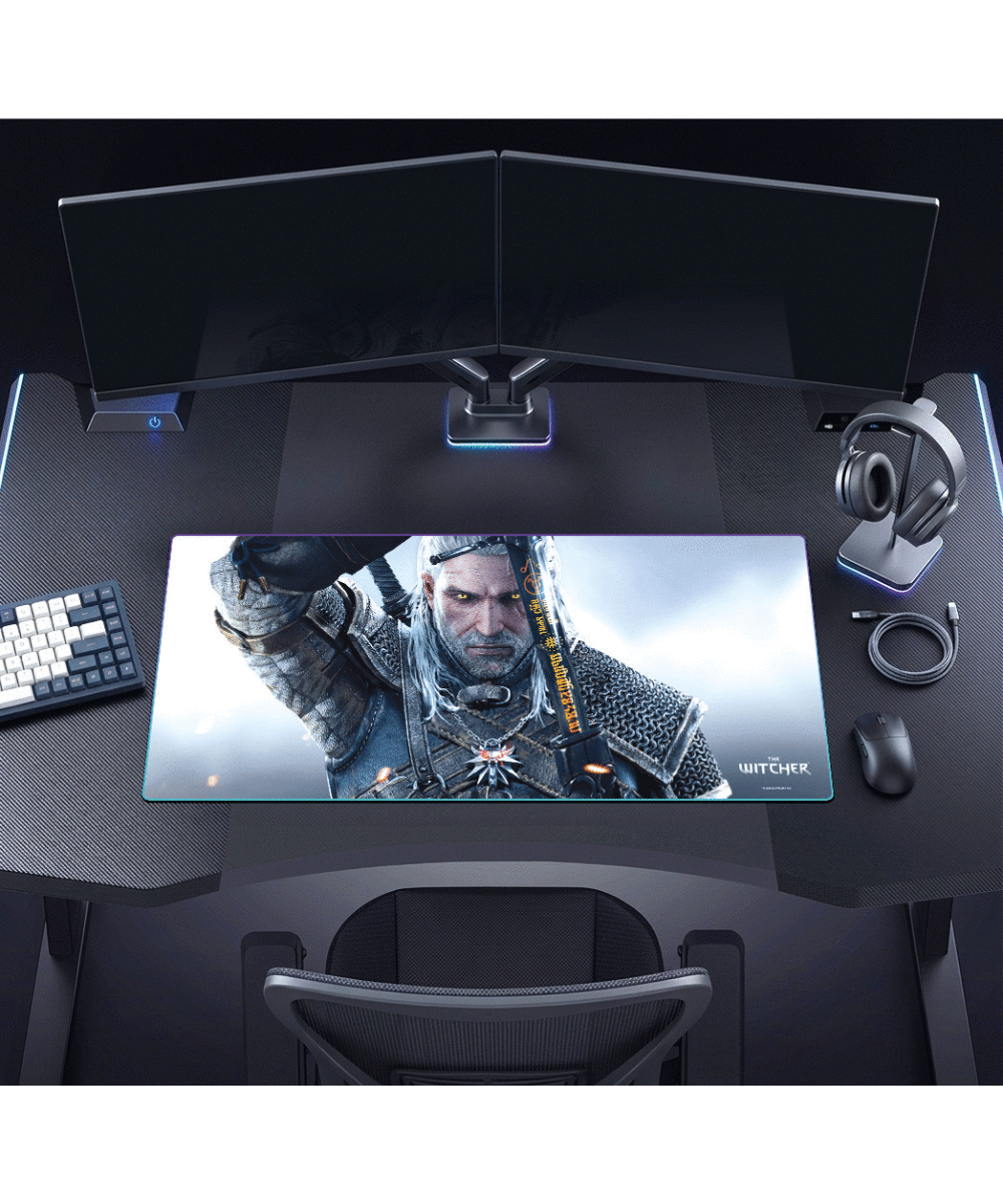 The Witcher (Wiedźmin) Geralt RGB XL Podkładka Pod Mysz 2