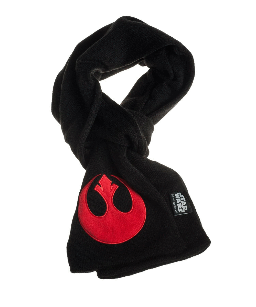 Star Wars - Black Scarf With White Galactic Empire Logo 1