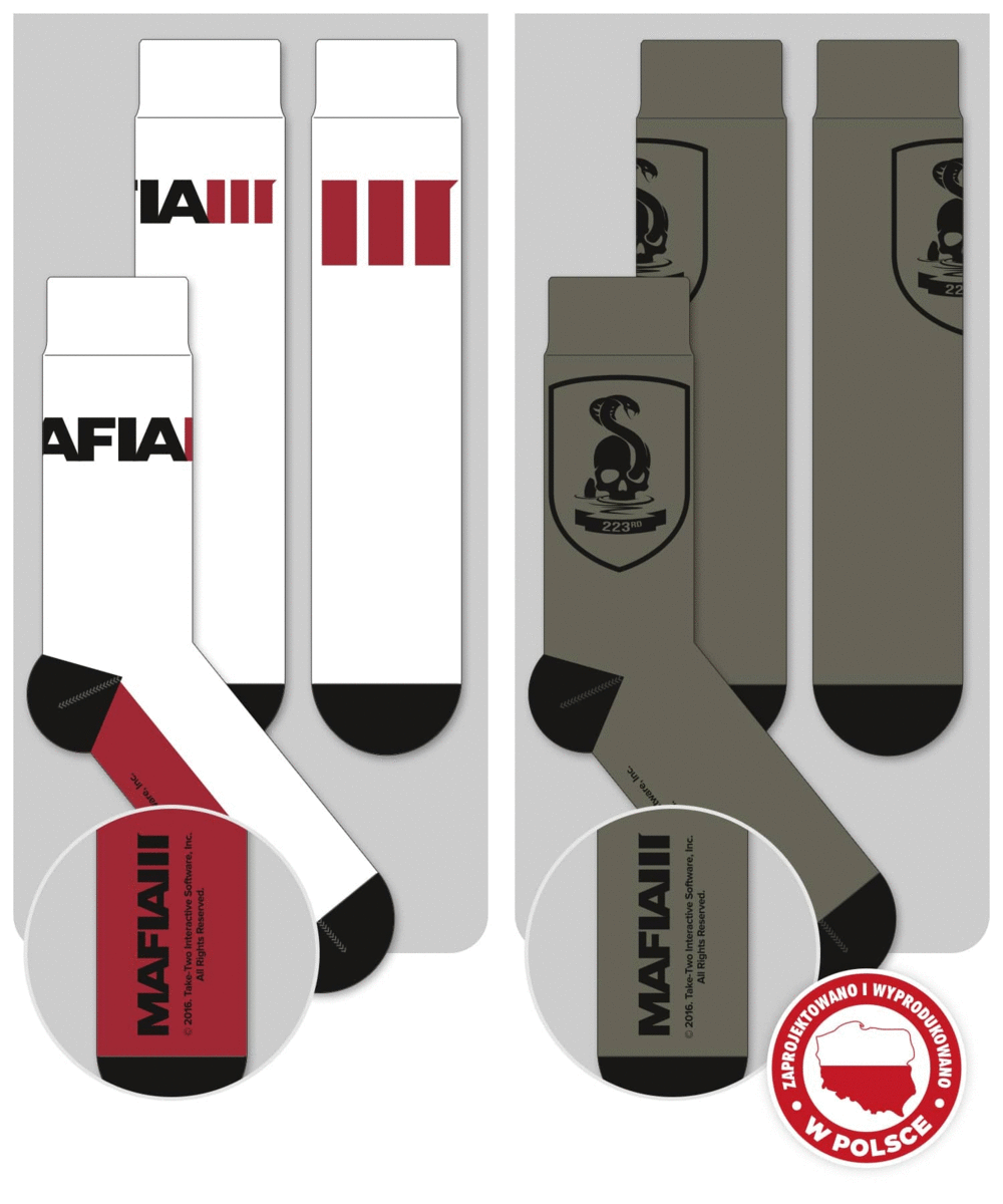Mafia III - Military & Logo Socks Pack 1