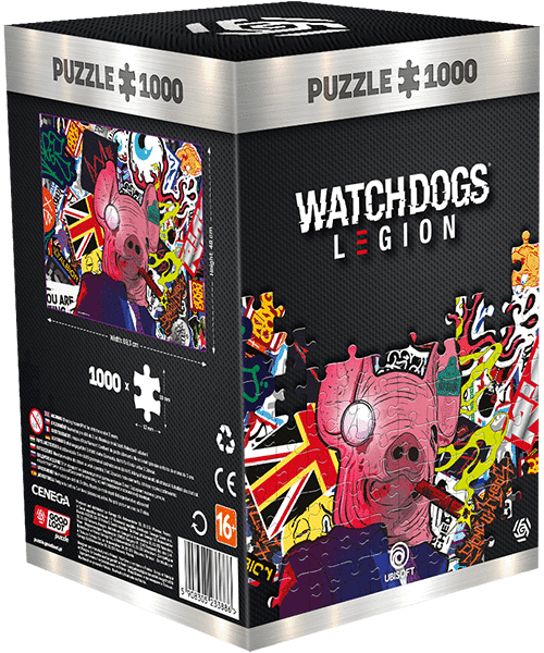 Watch Dogs Legion: Pig Mask puzzle 1000 elementów 1