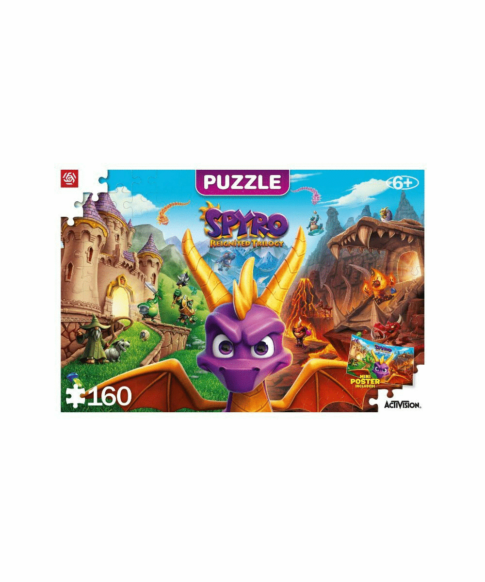 Kids Puzzle: Spyro Reignited Trilogy Puzzle (160 elementów) 1
