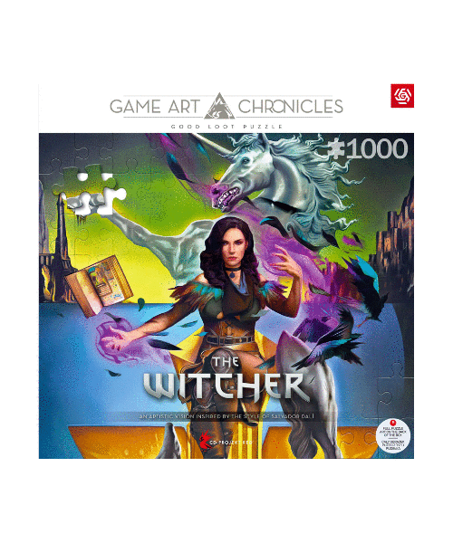 Good Loot Game Art Chronicles Puzzle: The Witcher Yennefer & Salvador Dali (1000 elementów) 1