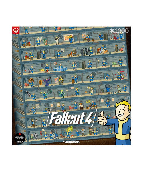 Good Loot Gaming Puzzle: Fallout 4 Perk Poster  (1000 elementów) 1