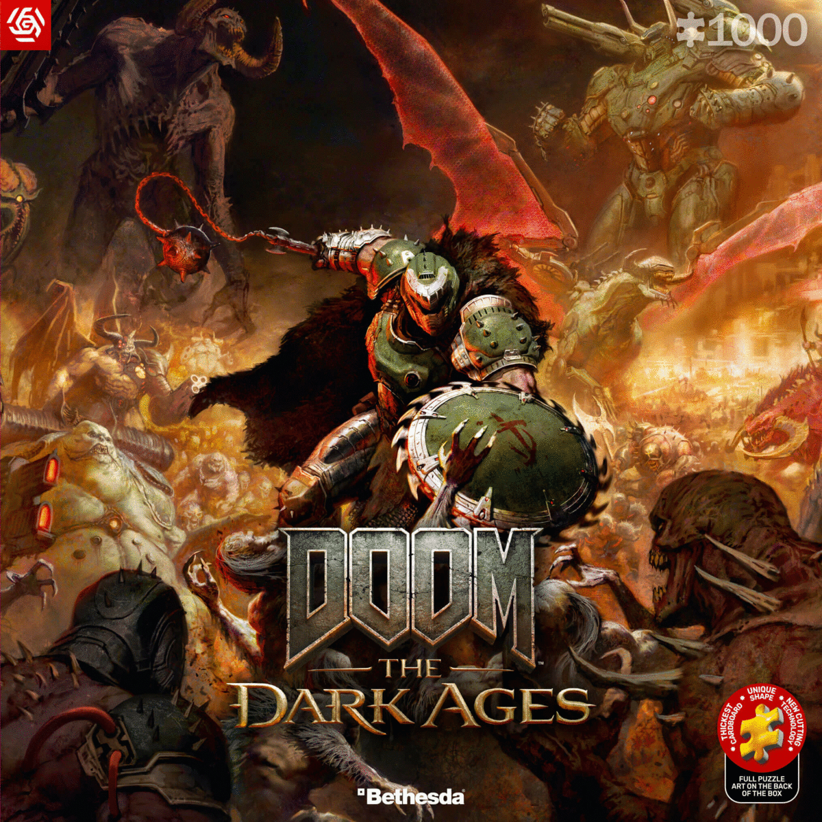 Good Loot Gaming Puzzle: Doom The Dark Ages Slayer's Rage (1000 elementów) 1