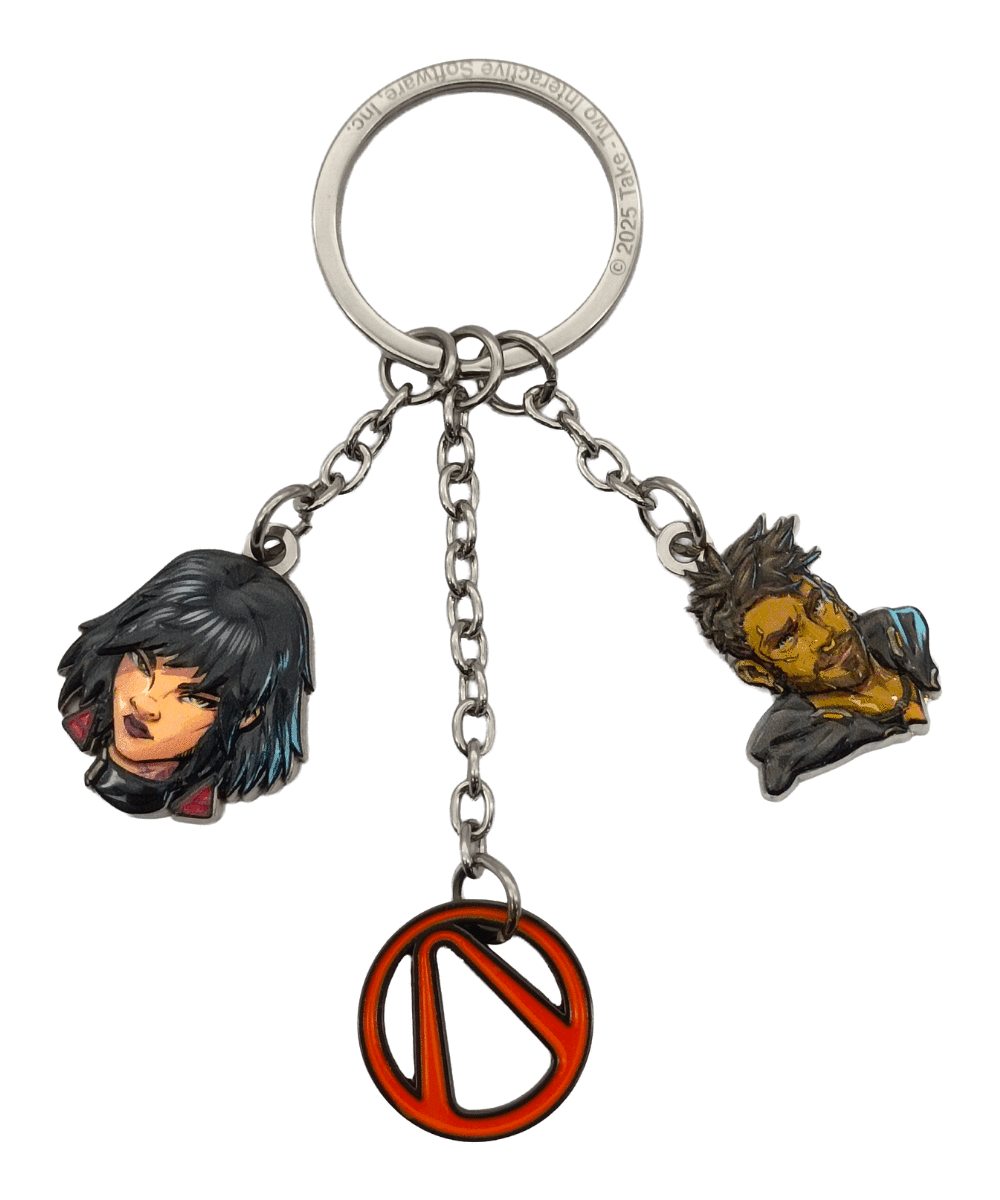 Borderlands 4 Vex & Rafa Keychain 1