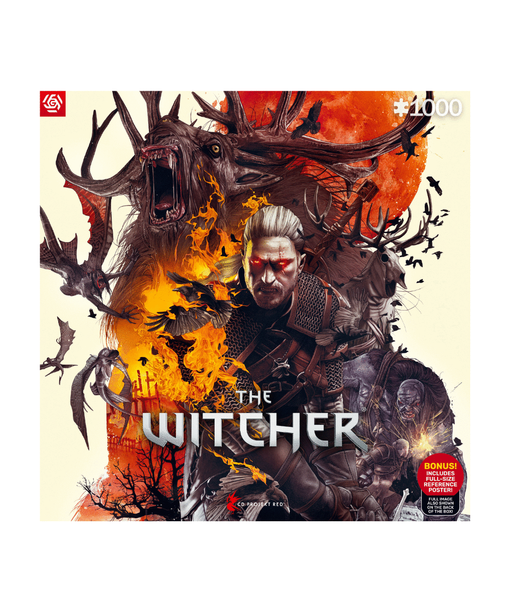 Gaming Puzzle: The Witcher (Wiedźmin) Monsters (1000 elementów) 1