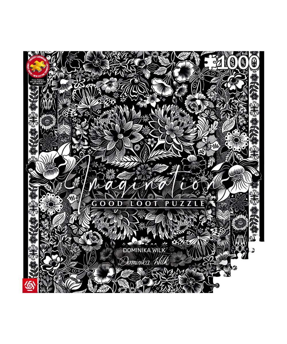 Imagination Puzzle: Dominika Wilk Monochrome Eden, 1000 elementów 1