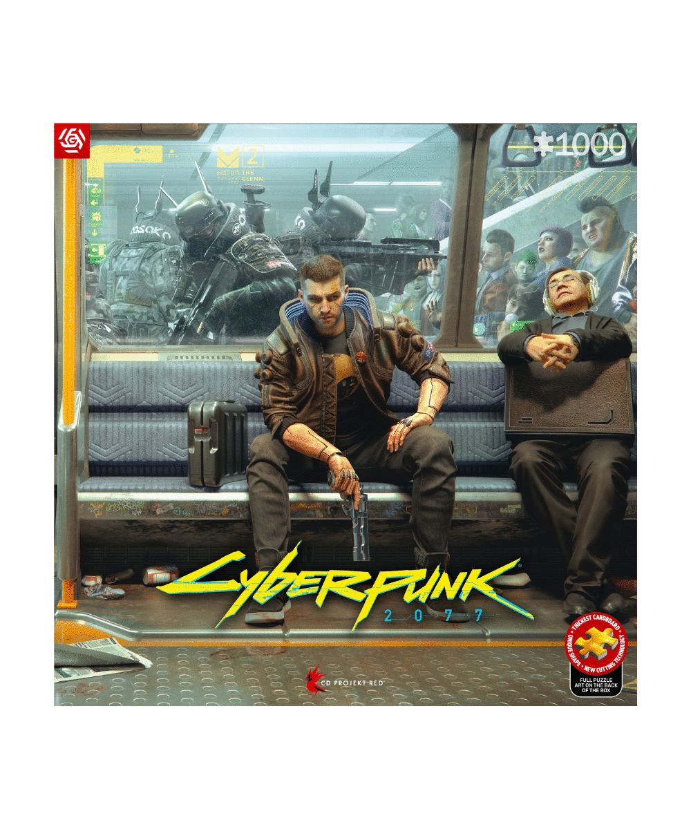 Gaming Puzzle: Cyberpunk 2077 Metro, 1000 elementów 1