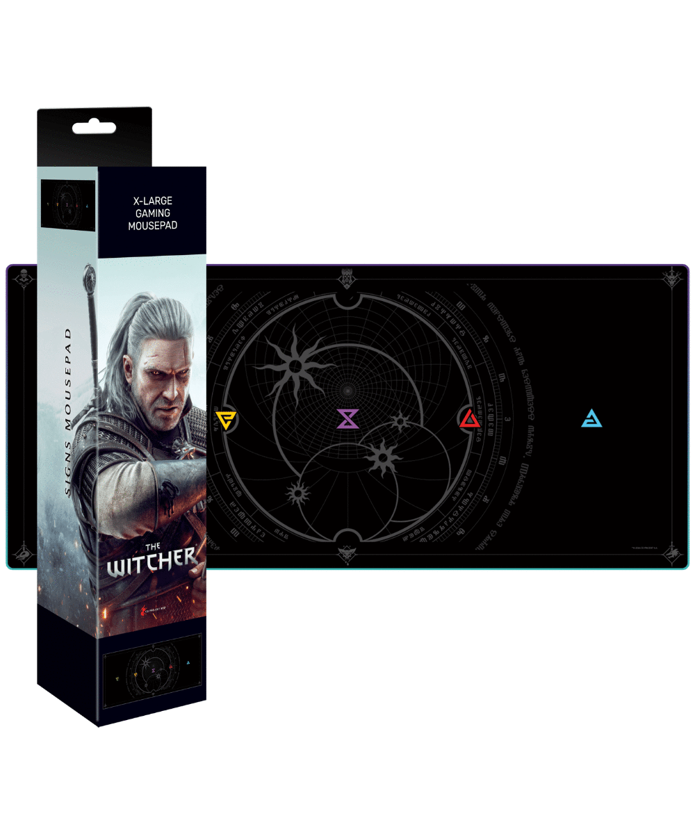 The Witcher (Wiedźmin) Signs XL Podkładka Pod Mysz 1