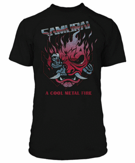 Cyberpunk 2077 Chrome Samurai Premium T-shirt 2