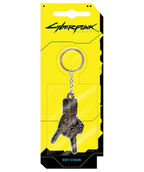 Cyberpunk 2077 Silverhand Metal Keychain 2