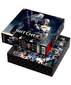 Good Loot Puzzle The Witcher (Wiedźmin): Geralt & Ciri (1000 elementów) 2