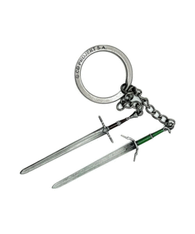 The Witcher 3 Geralt Two Swords Keychain 2