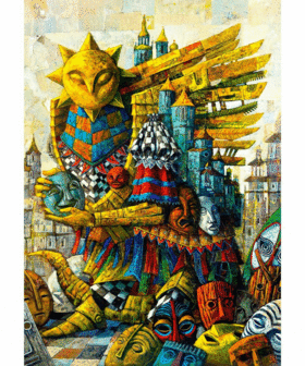 Imagination Puzzle: Roch Urbaniak Gezeleth Słoneczny Błazen, 1000 elementów 2