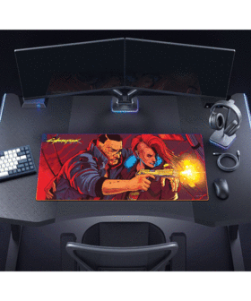 Cyberpunk 2077 The Heist RGB XL Podkładka Pod Mysz 2