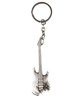 Cyberpunk 2077 Johnny's Guitar Metal Keychain 1