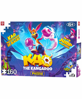 Kangurek Kao - Kao is back Puzzle (160 elementów) 1