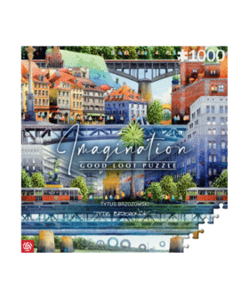 Puzzle Imagination Tytus Brzozowski Warszawskie mosty 1000 elementów 1