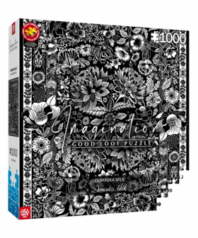 Imagination Puzzle: Dominika Wilk Monochrome Eden, 1000 elementów 1