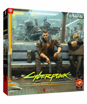 Gaming Puzzle: Cyberpunk 2077 Metro, 1000 elementów 1