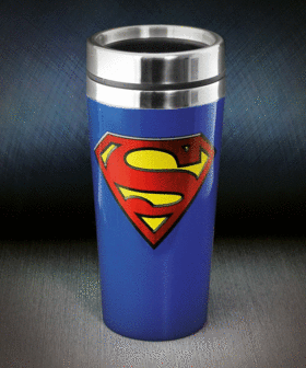 Superman travel mug 2