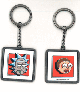 Rick and Morty Keychain 2