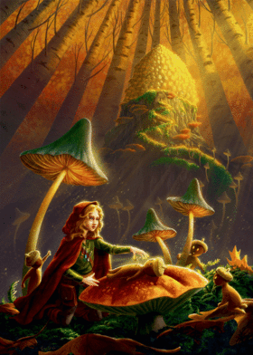 Puzzle Imagination Laura Diehl Żołędziowa wróżka 1000 elementów 2