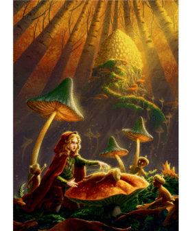 Puzzle Imagination Laura Diehl Żołędziowa wróżka 1000 elementów 2