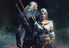 Good Loot Puzzle The Witcher (Wiedźmin): Geralt & Ciri (1000 elementów) 2