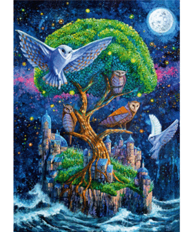 Puzzle Imagination Roch Urbaniak Wyspa Sów (1000 elementów) 2