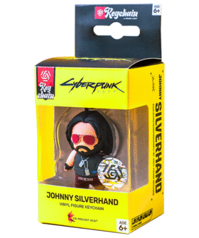 Cyberpunk 2077 Johnny Silverhand Good Loot 3D Keychain 2