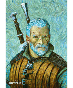 Good Loot Game Art Chronicles Puzzle: The Witcher Geralt & Vincent van Gogh (1000 elementów) 2