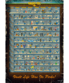Good Loot Gaming Puzzle: Fallout 4 Perk Poster  (1000 elementów) 2