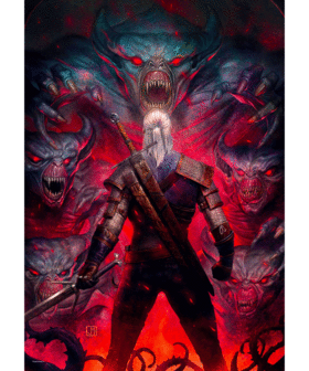 Comic Book Puzzle: The Witcher (Wiedźmin) Corvo Bianco (1000 elementów) 2