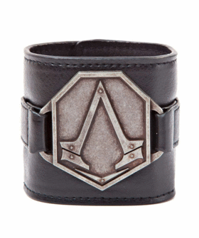 Assassin's Creed - PU Wristband with Metal Logo Patch 1