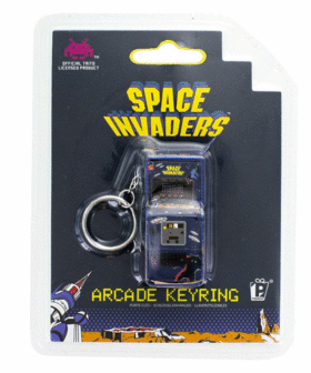 Space Invaders Arcade Keyring 1