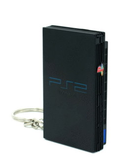 Official PlayStation 2 PS2 Console Keyring 1