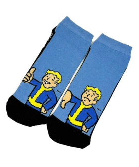 Fallout Emoji Ankle Socks 1
