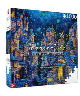 Puzzle Imagination Roch Urbaniak Koncert na kominie 1000 elementów 1